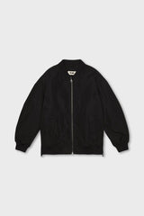 Bomber Jacket With Side Zips
