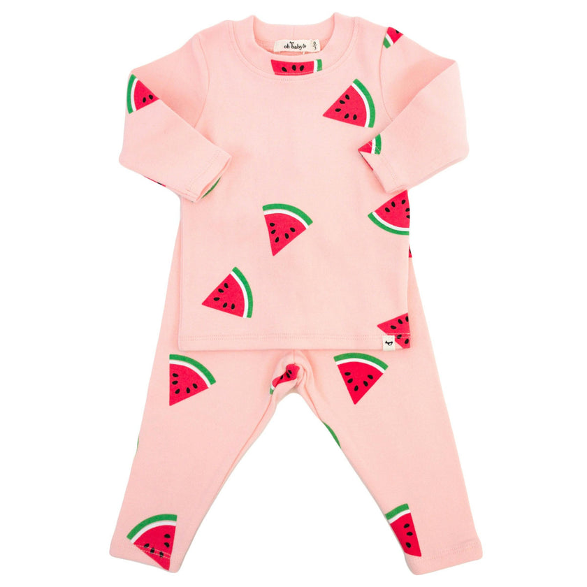 Watermelon Print Two Piece Set