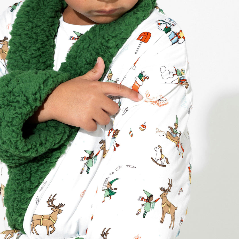 Santa's Workshop Adult Sherpa Robe