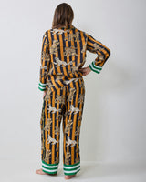 Leopard Stripes - Eco Satin Soho Set - Butterscotch