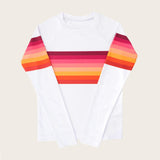 Sunset Beach Rainbow Rash Guard