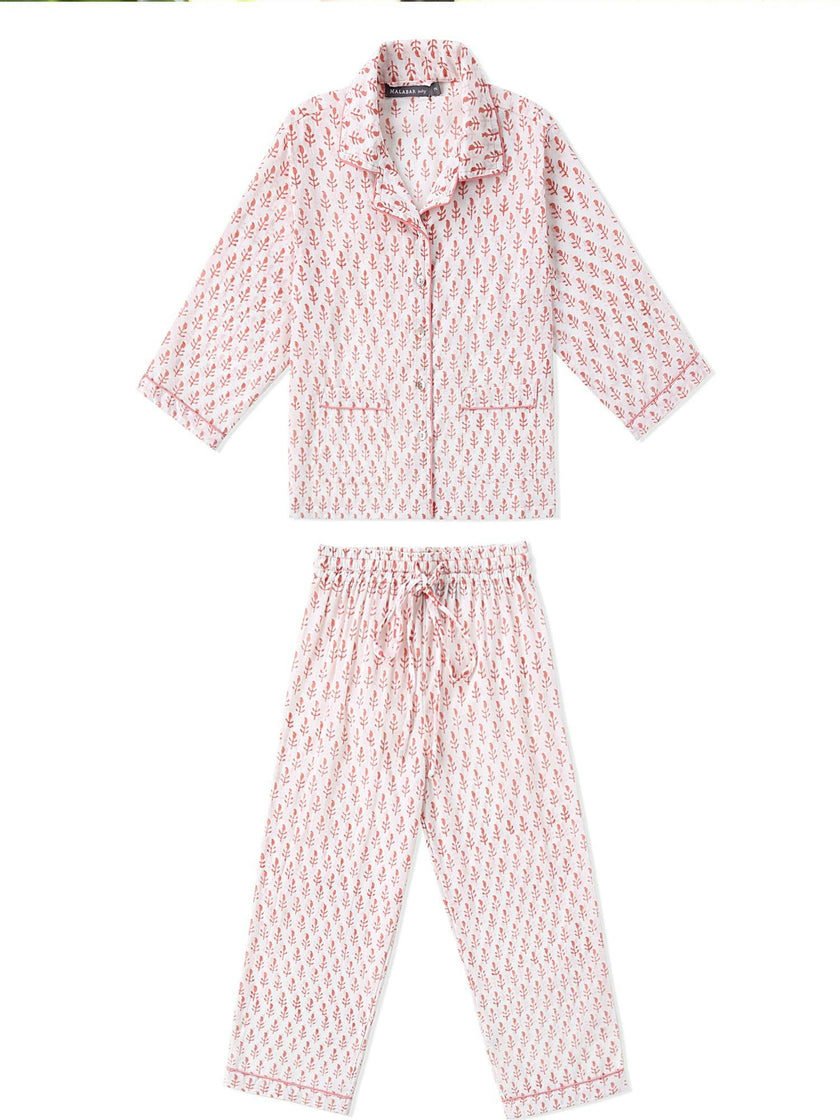 Block-Printed Loungewear Gift Set