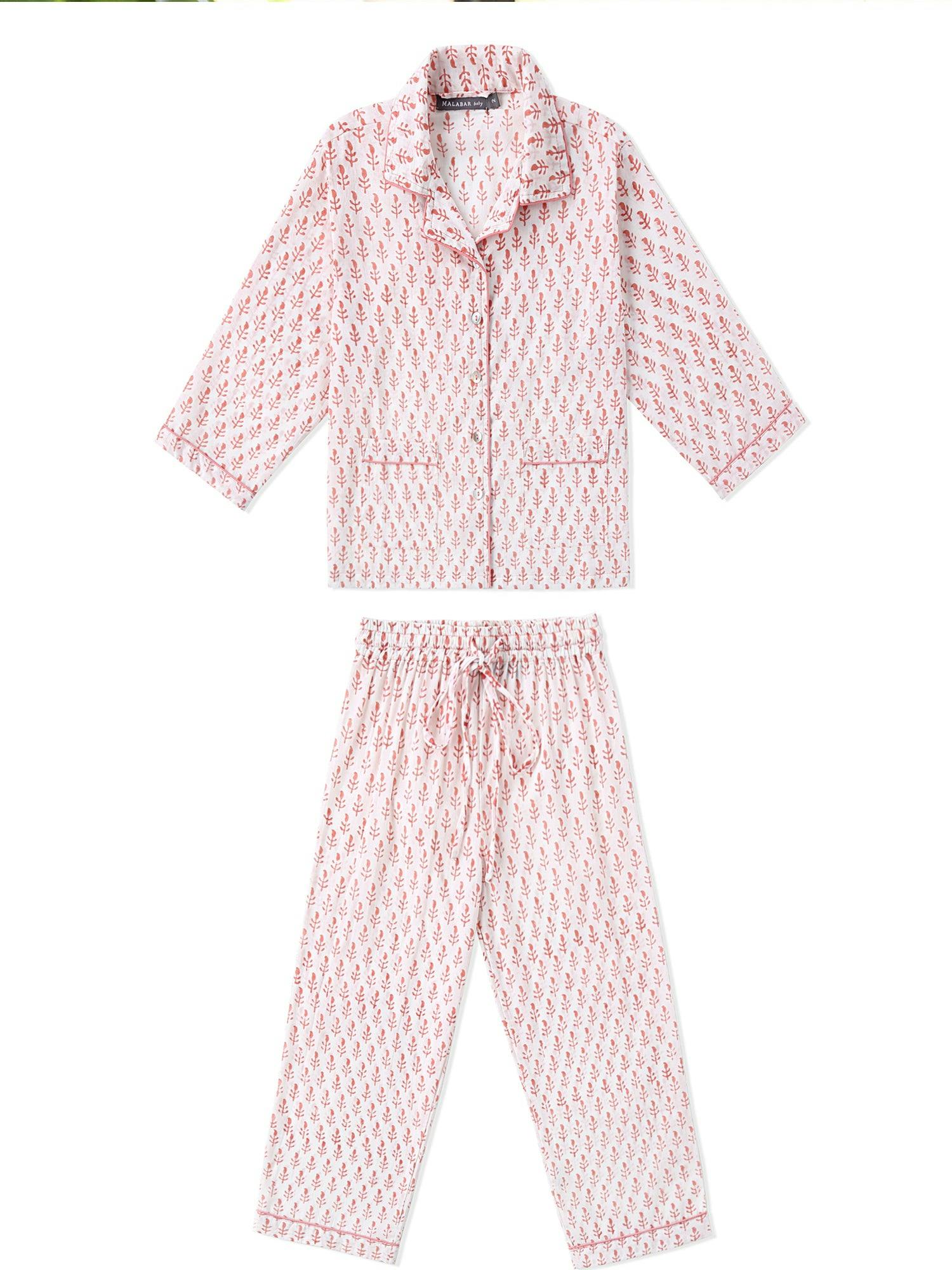 Block-Printed Women's Loungewear Gift Set
