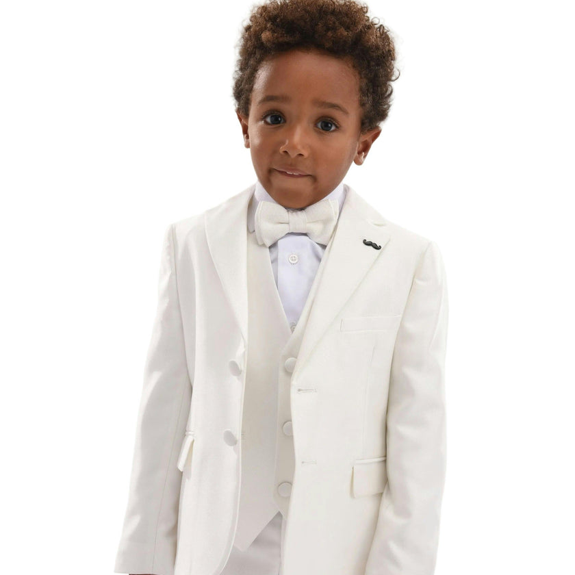 Ivory 5pc Peak Lapel Tuxedo