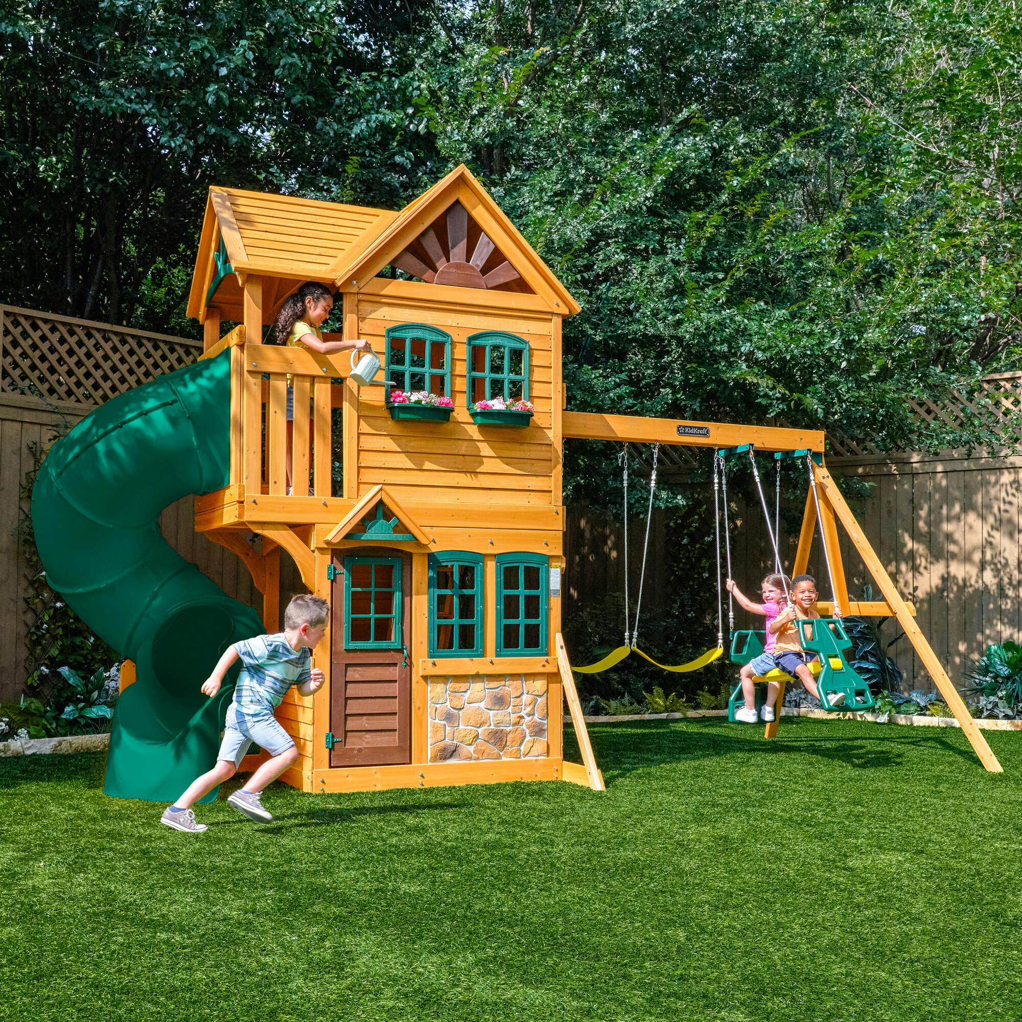 Buffalo Crossing Swing Set