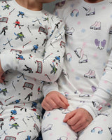 The Organic Long Sleeve Pajama Set [Hockey]