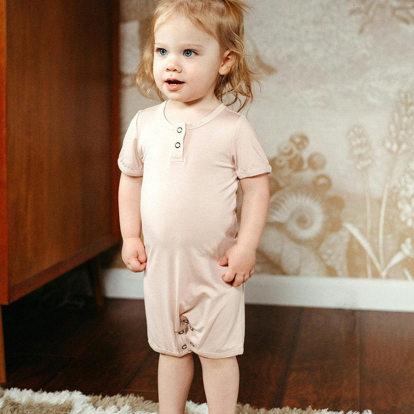 Sepia Rose Luxe Solid Shortall