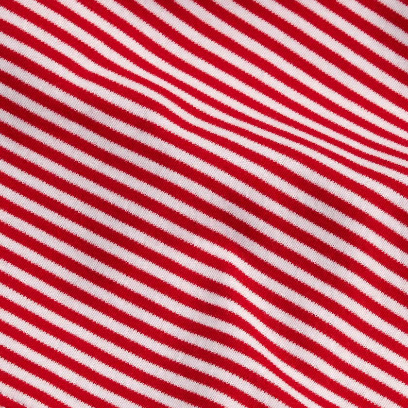 Long Sleeve Polo - Red Stripe