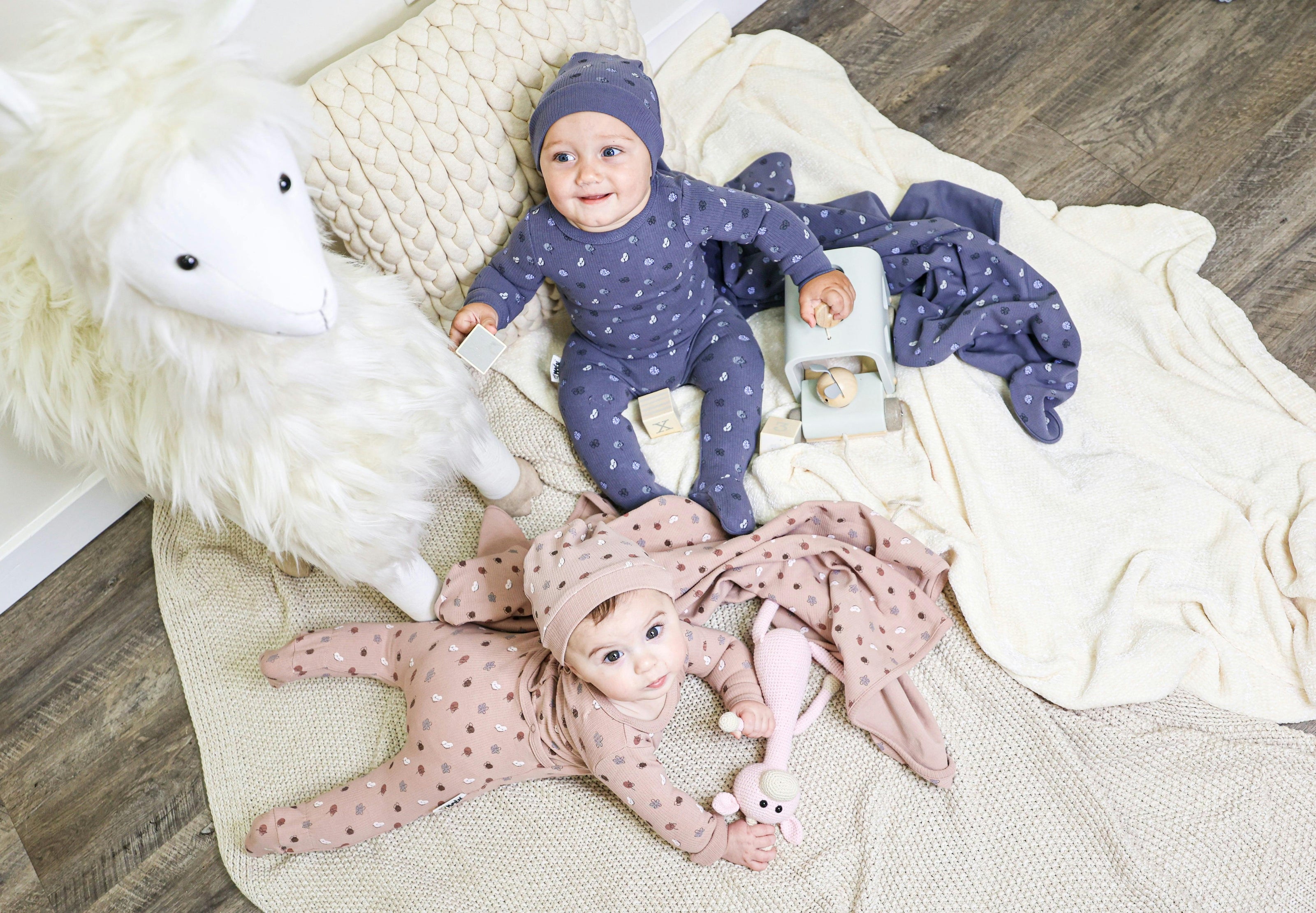 Little Leaves Long Sleeve Footie