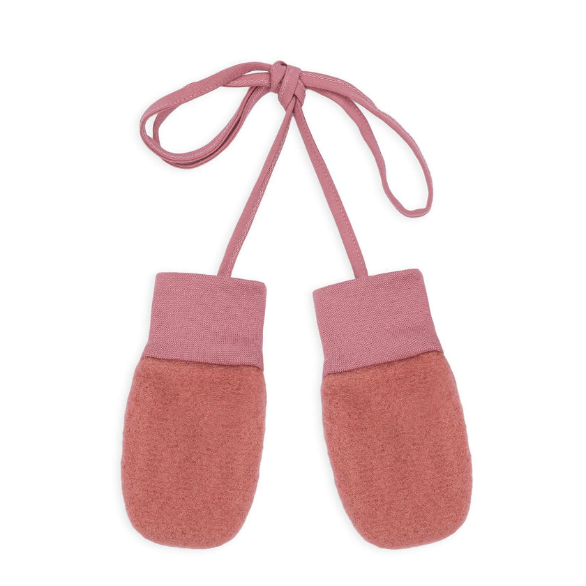 children's merino mittens - cinnamon