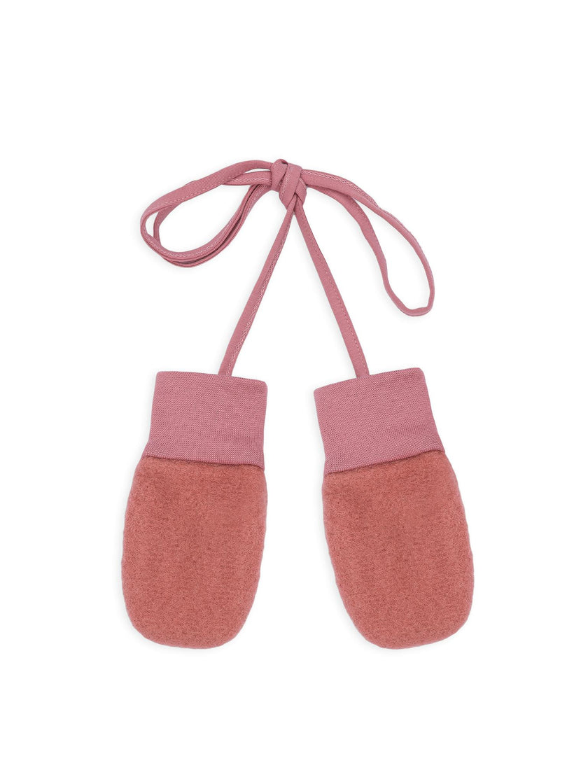 children's merino mittens - cinnamon