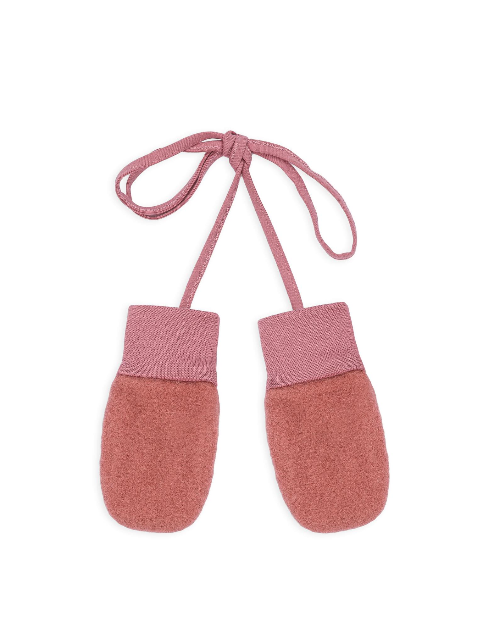 children's merino mittens - cinnamon