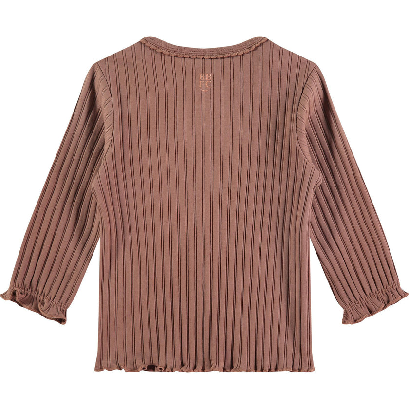 Ribbed Long Sleeve T-Shirt
