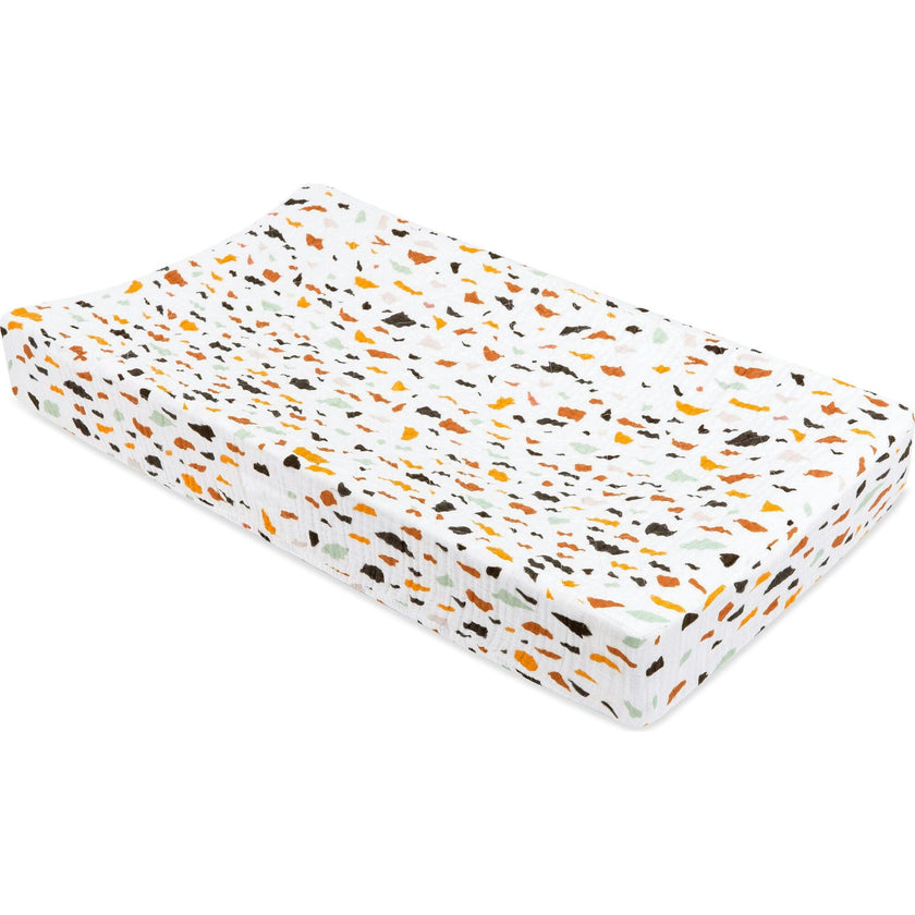 Organic Muslin Cotton Quilted Changing Pad Cover