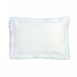 Picnic Gingham Toddler Pillow - Blue
