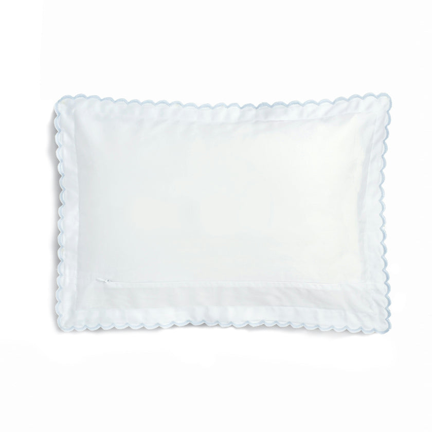 Picnic Gingham Toddler Pillow - Blue