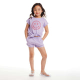 Kids Girls Tie-Front Top & Short Set