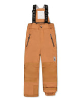 Two Piece Play Snowsuit Navy Blue With Brown Pants