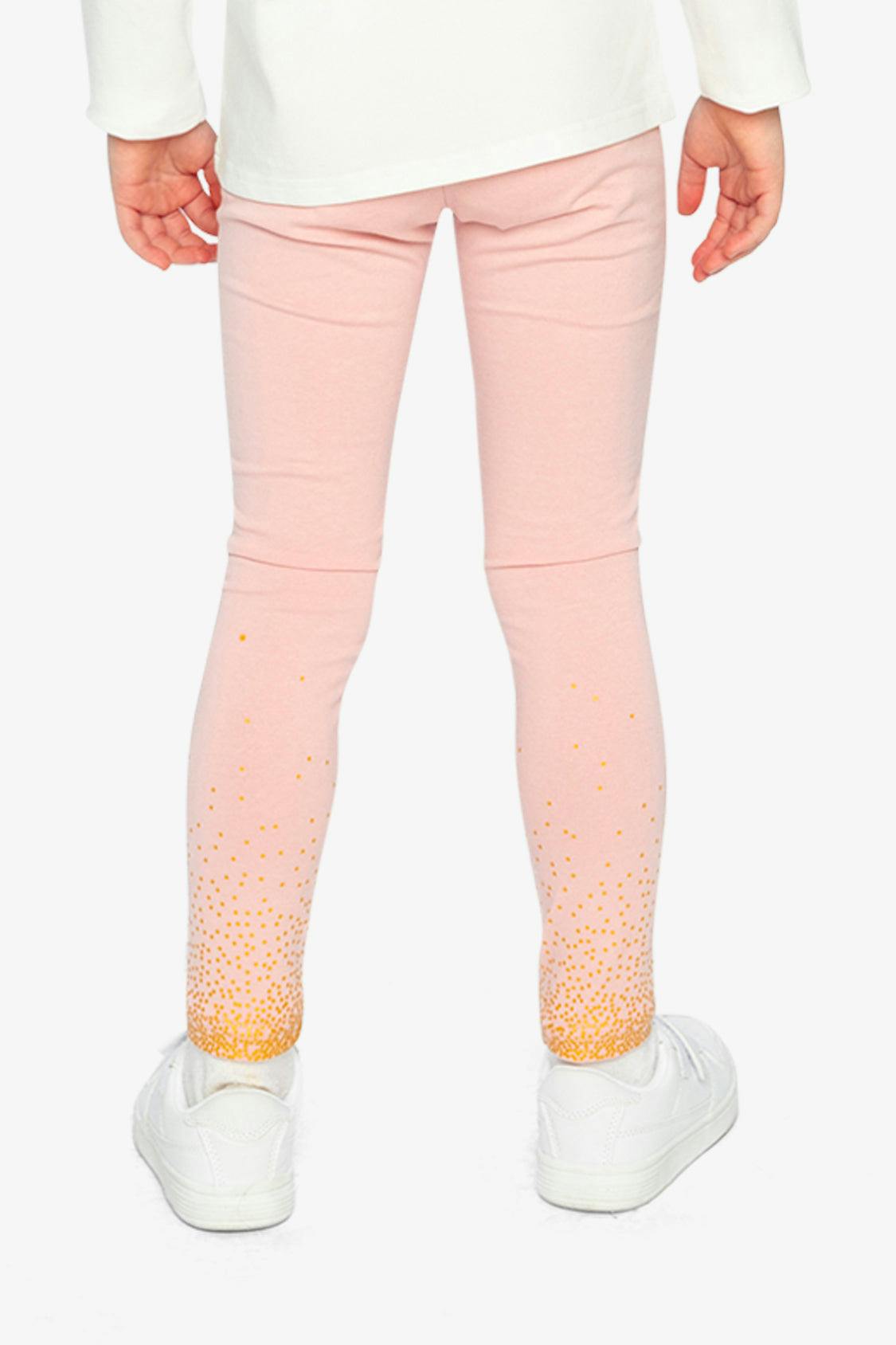 Organic Cotton Leggings Pale Dusty Pink