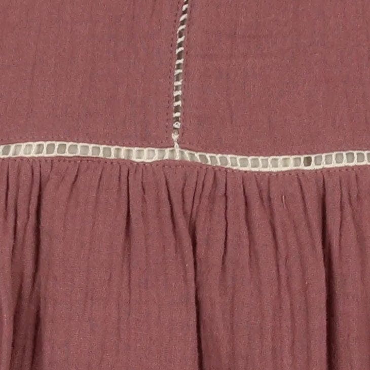 Gauze Crochet Romper