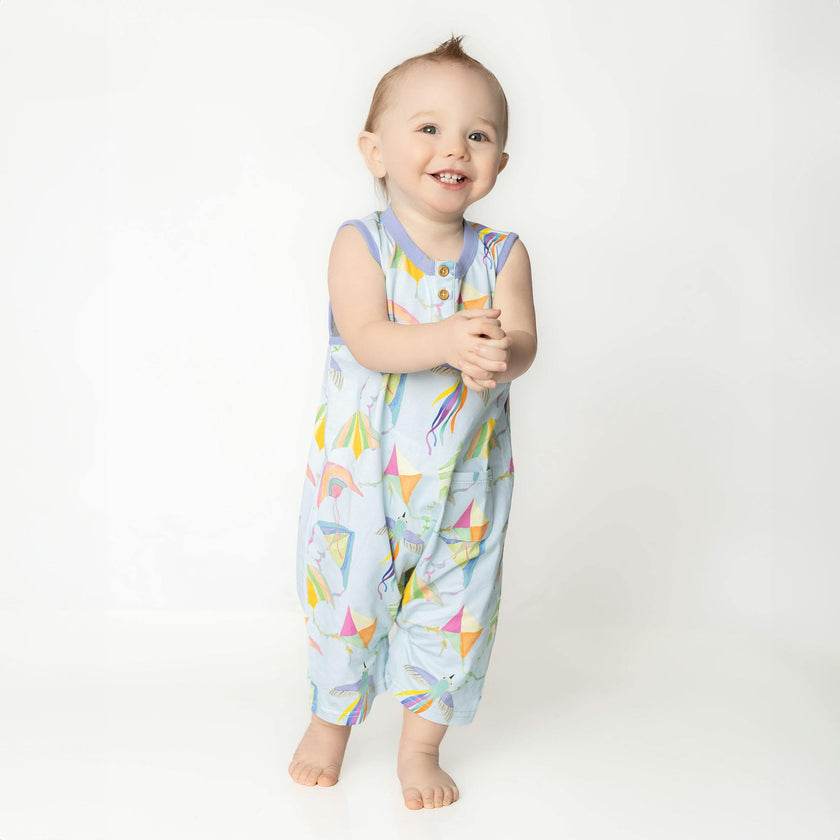 Cleo baby romper shorts | Flying Kites