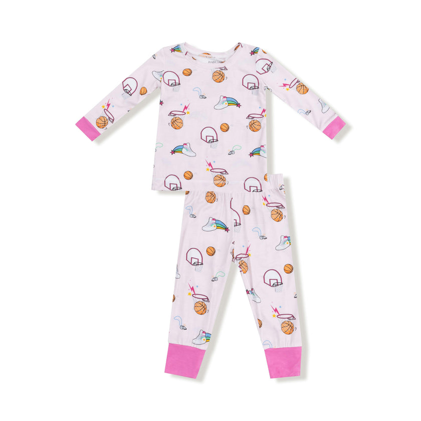 Basketball Pink - Long Sleeve Loungewear Set