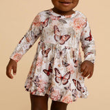 Leanne Ruffled Bodysuit Dress