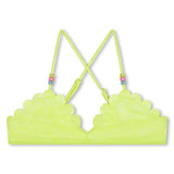 Neon Green Scalloped Bikini