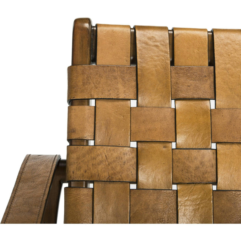 Dilan Leather Safari Chair
