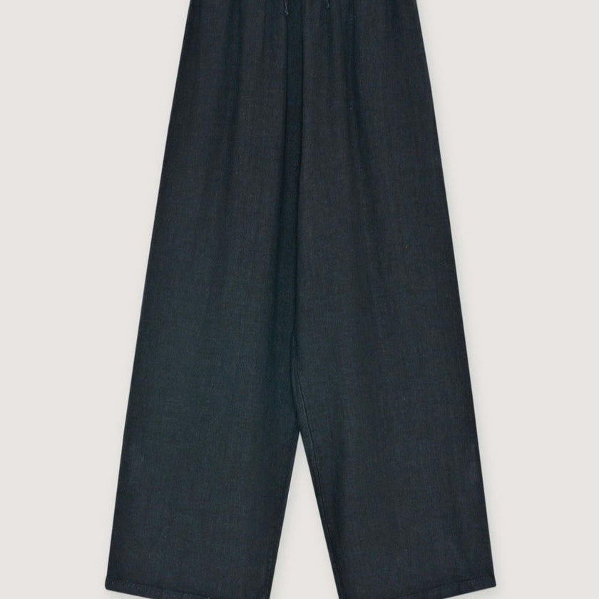Melissa Woman Pant Palazzo Midnight Black