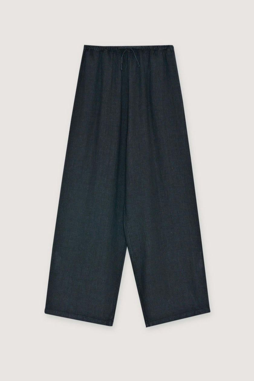 Melissa Woman Pant Palazzo Midnight Black