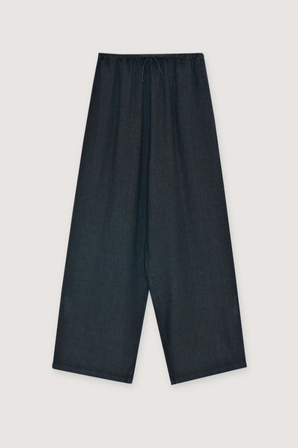 Melissa Woman Pant Palazzo Midnight Black