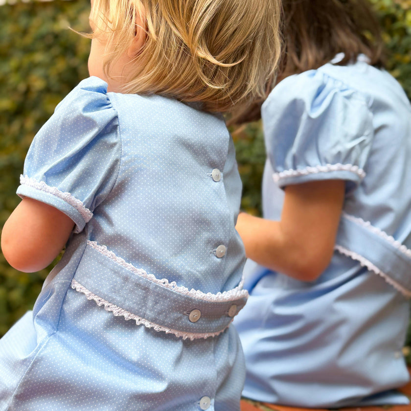 Lane Dress Set- Powder Blue