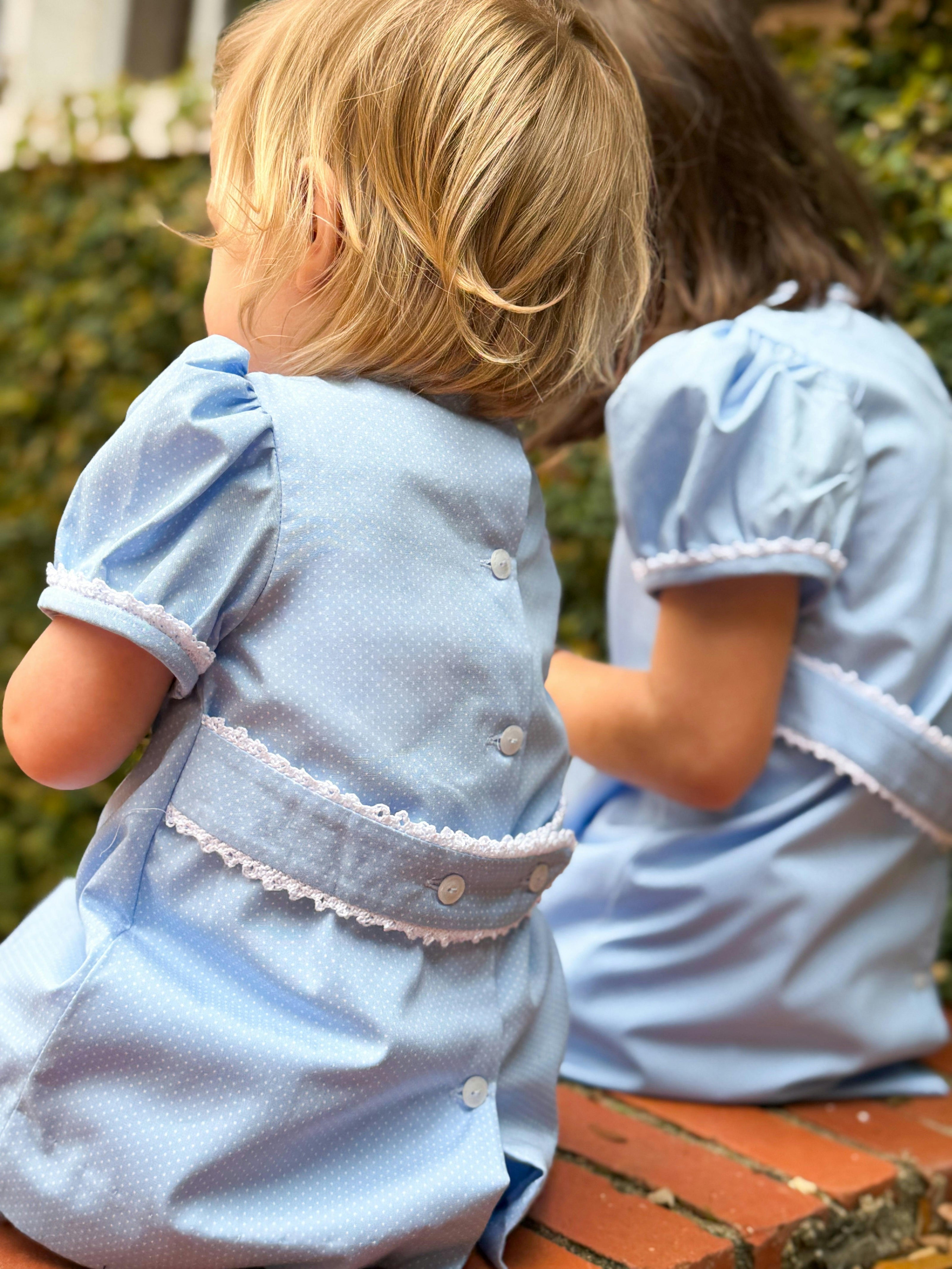 Lane Dress Set- Powder Blue