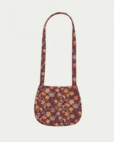 Hudson Purse - Garden Flowers Plum