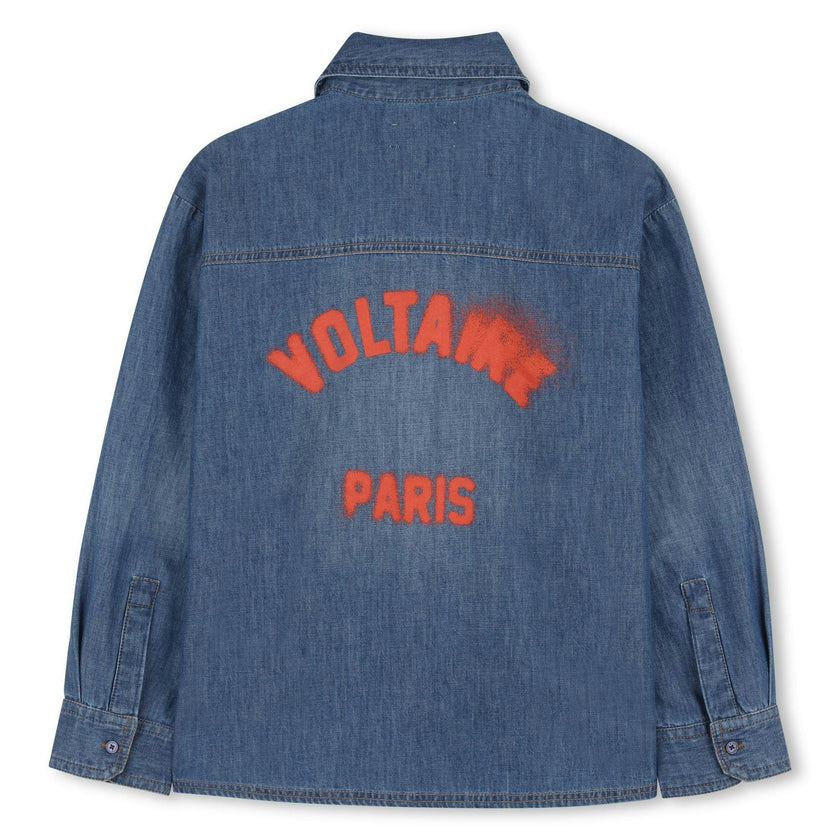 ZADIG & VOLTAIRE Soft Chambray Shirt - Denim Blue