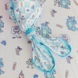 Newborn Knotted Gown - Monsters, Inc. Medley
