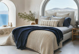 Deep Current Knit Throw