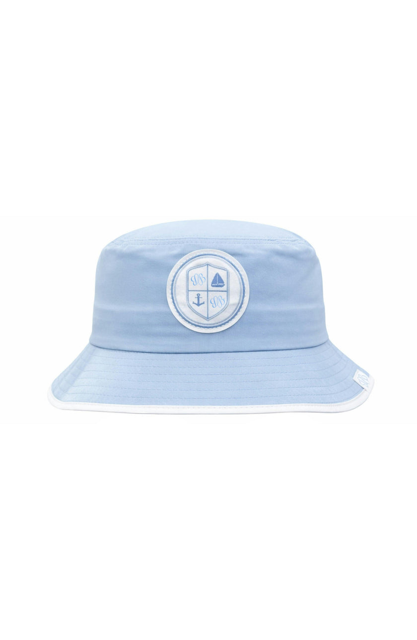Coastal Crest Bucket Hat, Blue