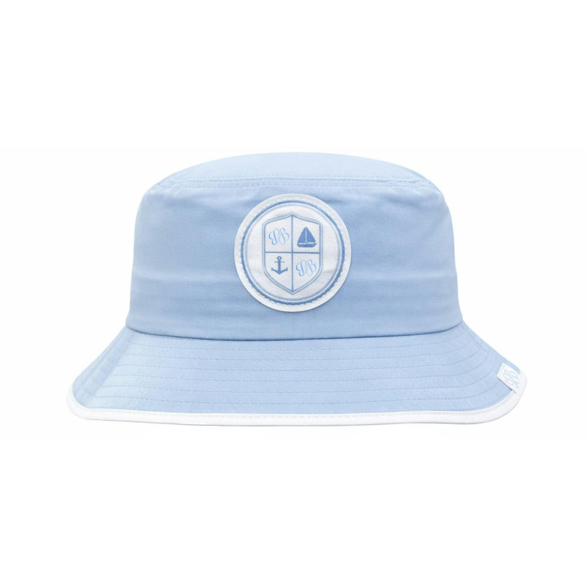 Coastal Crest Bucket Hat, Blue