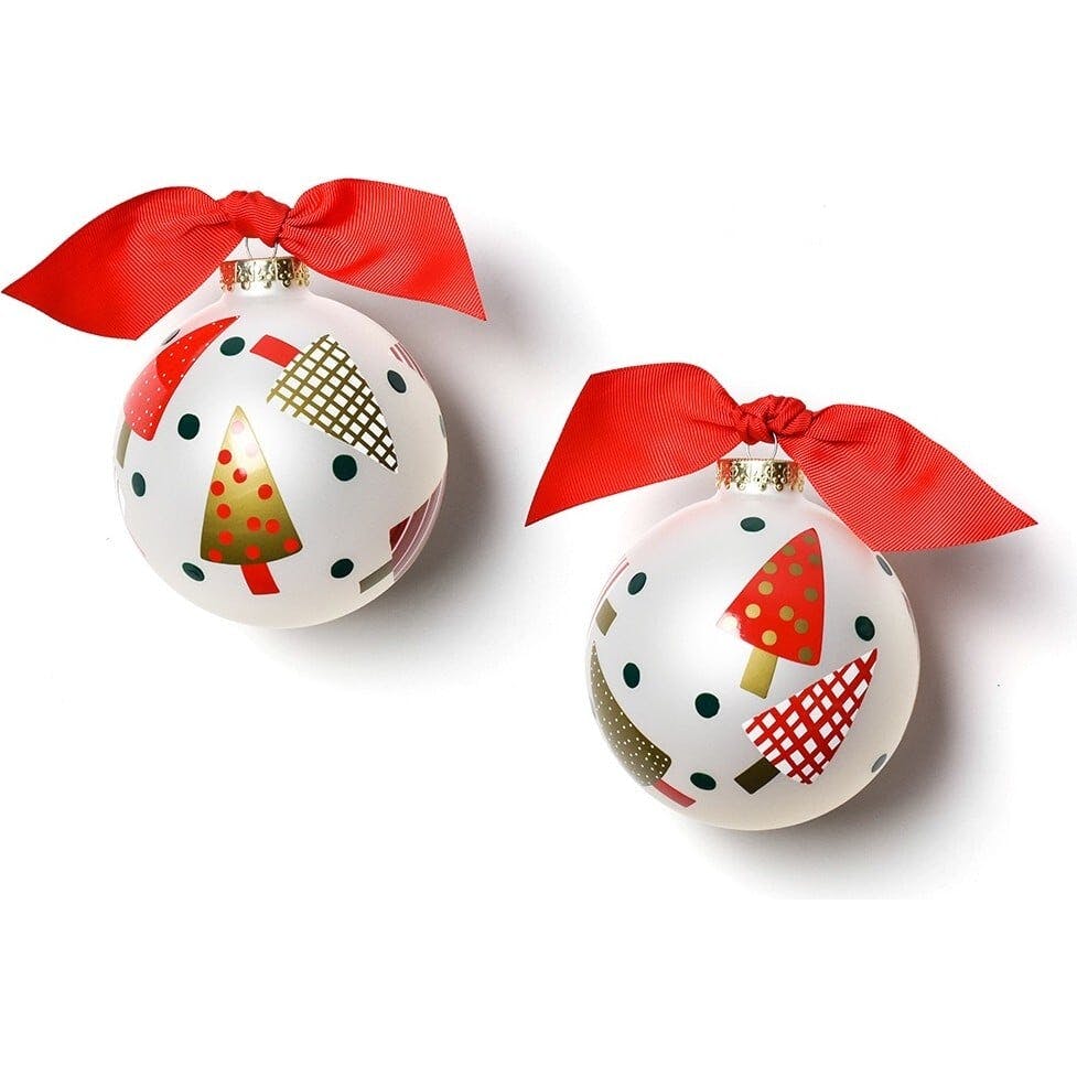 Patterned Trees Ornament