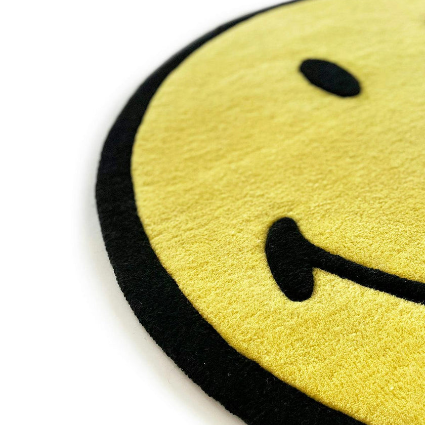 Round Smiley Rug