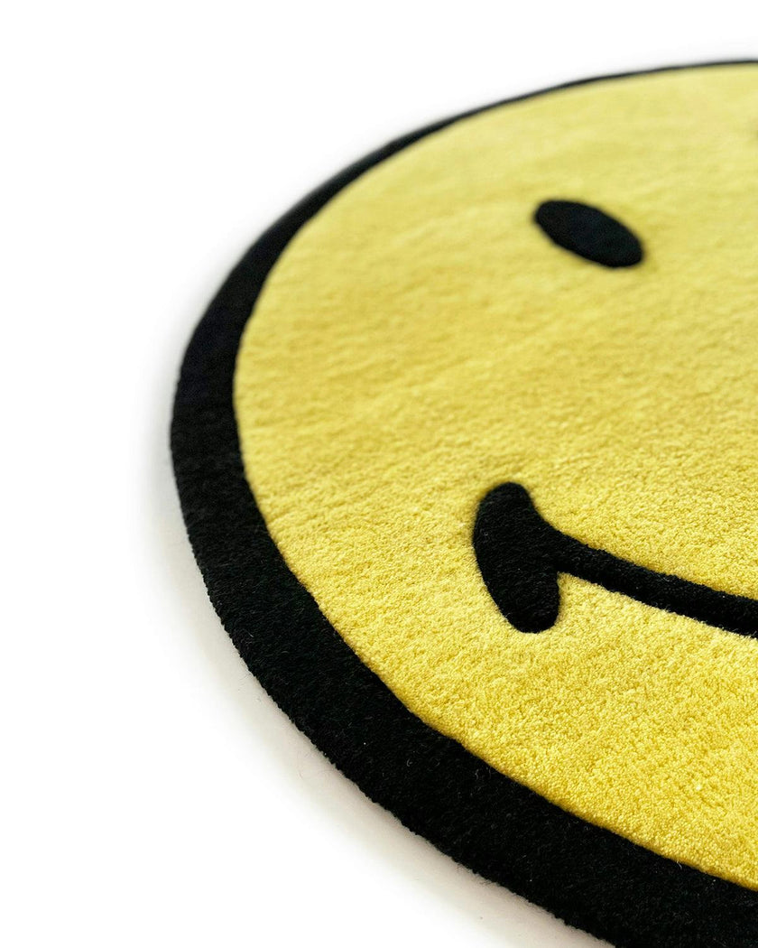 Round Smiley Rug