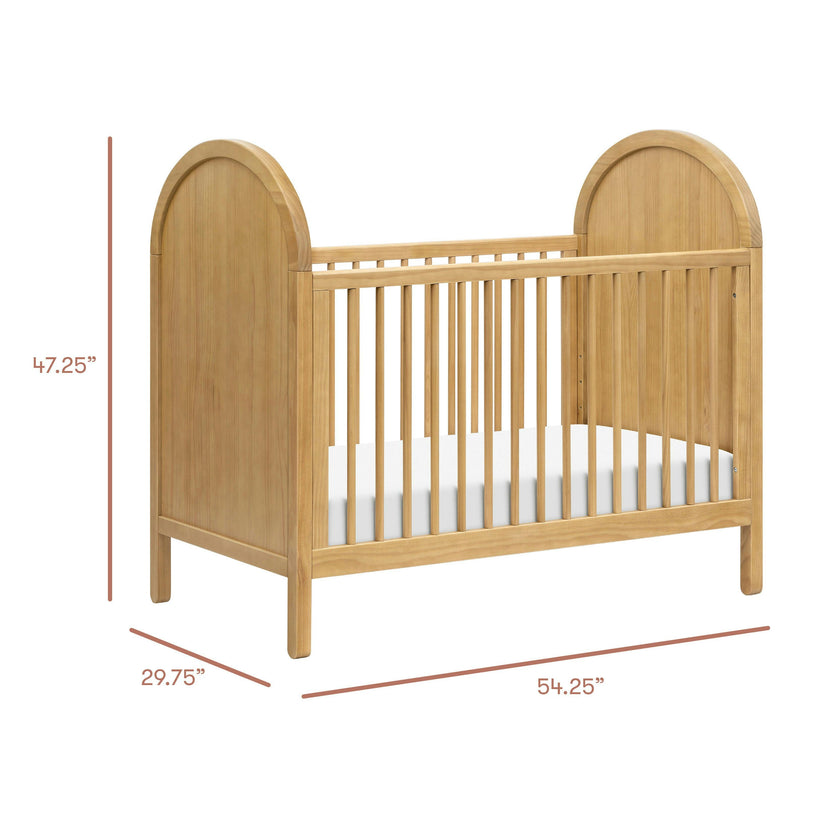 Babyletto Bondi 3-in-1 Convertible Crib with Toddler Bed Conversion Kit