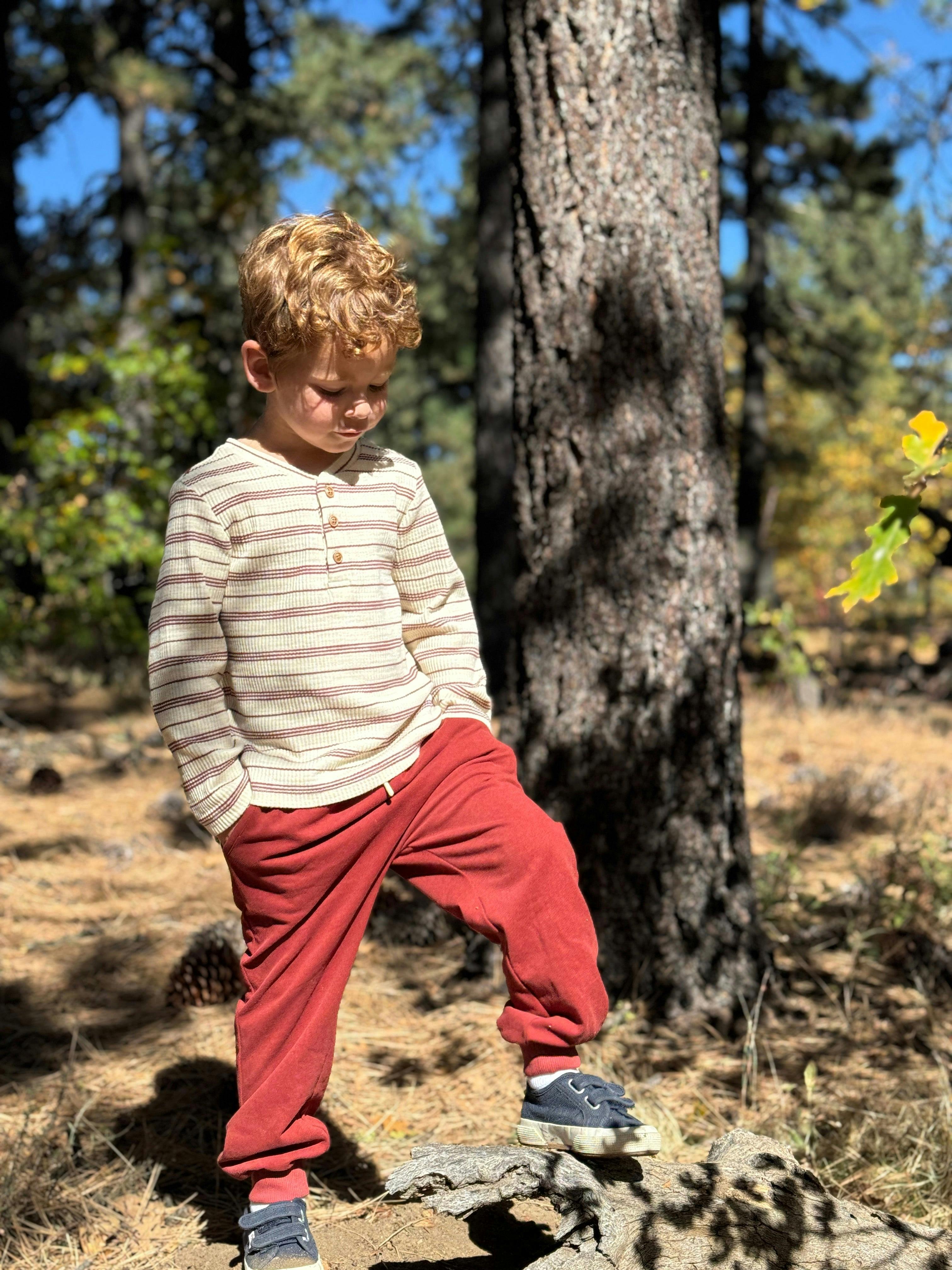 COMFY burgundy  jersey jog pants