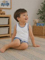 Feather Print Boy Undershirts 3 Pack