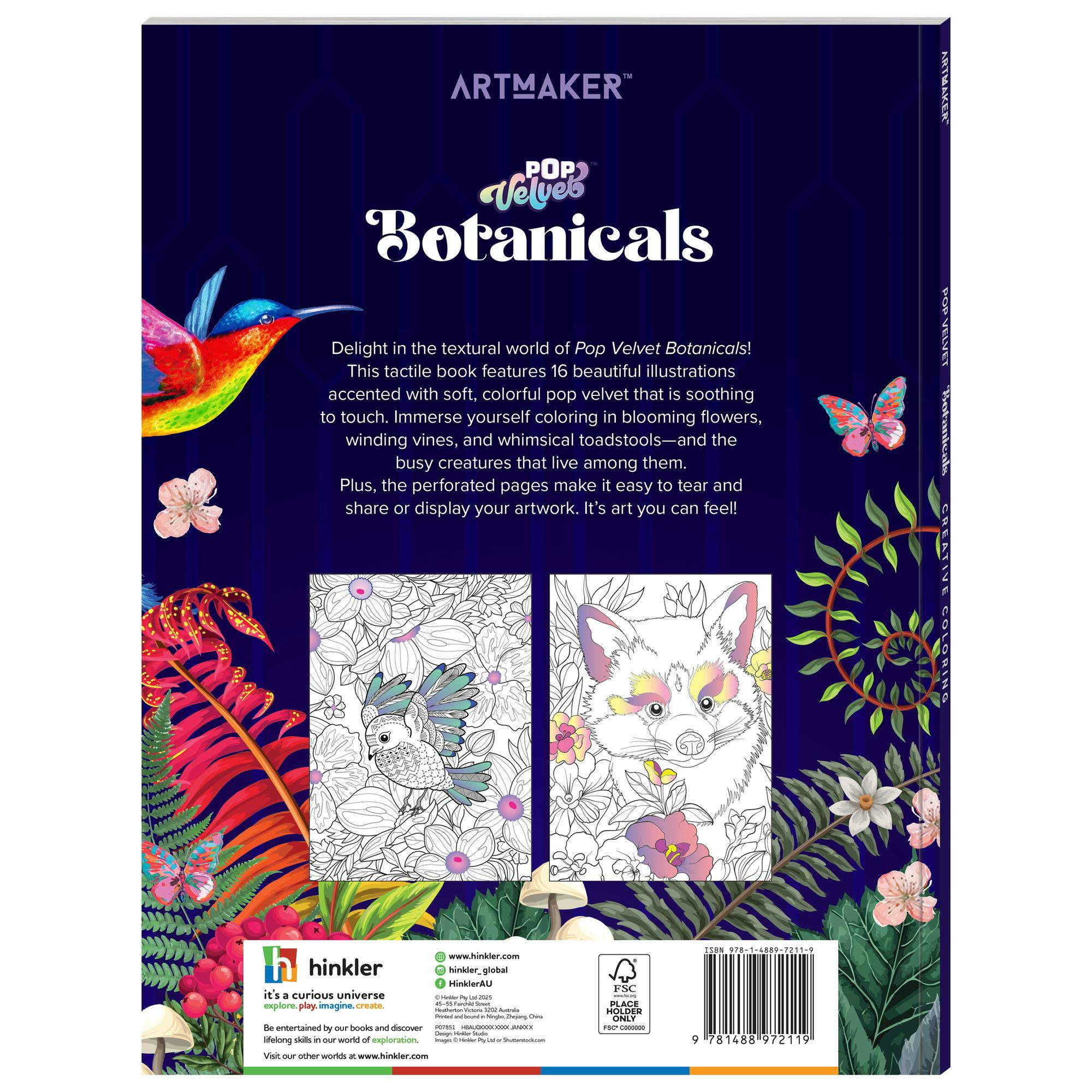 Art Marker: Pop Velvet - Botanicals