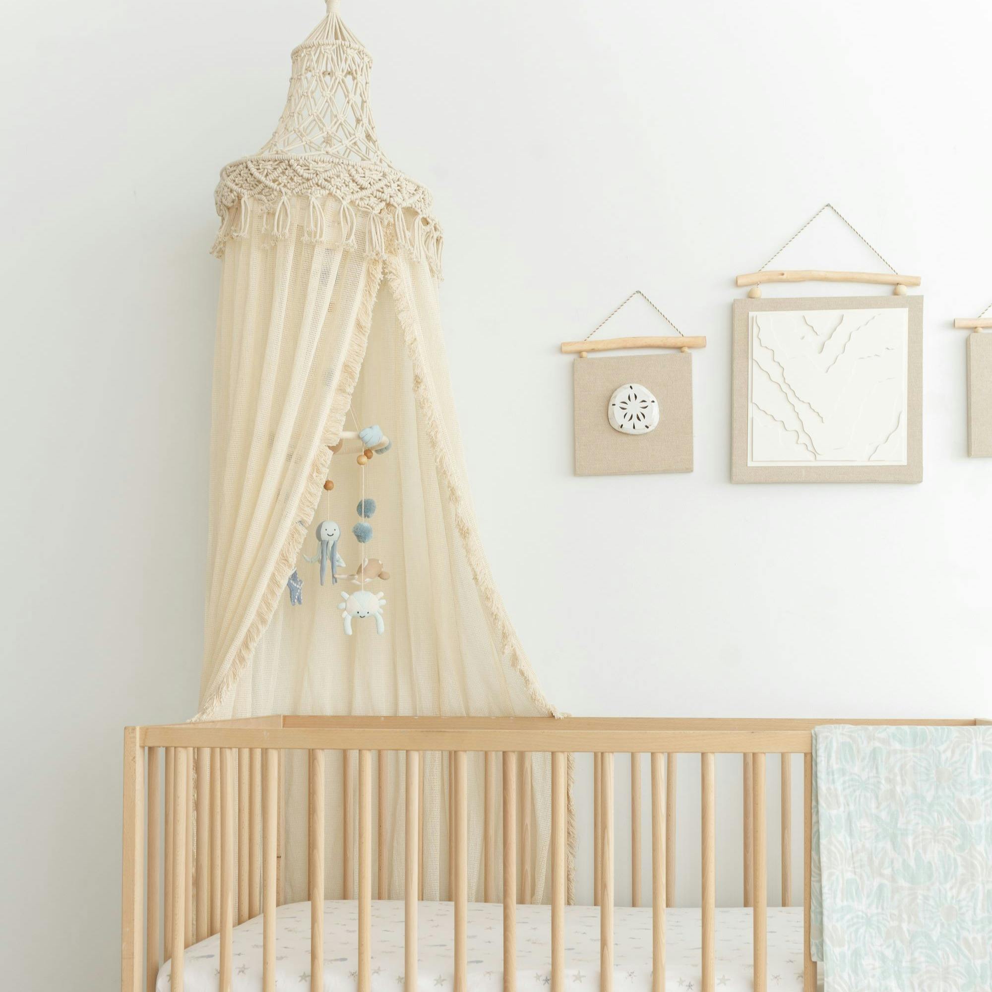 Kendi Macrame Nursery Canopy