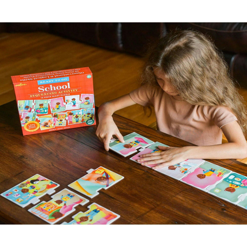 Ready to Go Puzzle - School - Sequencing Activity