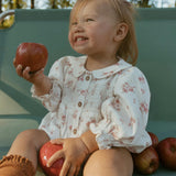 Organic Smocked Bubble Romper